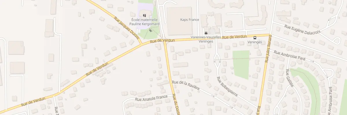 Plan du 132 Rue du Doc Michel Gaulier à Varennes-Vauzelles