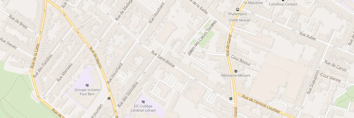 Plan du 62 Rue Saint Blaise à Tourcoing