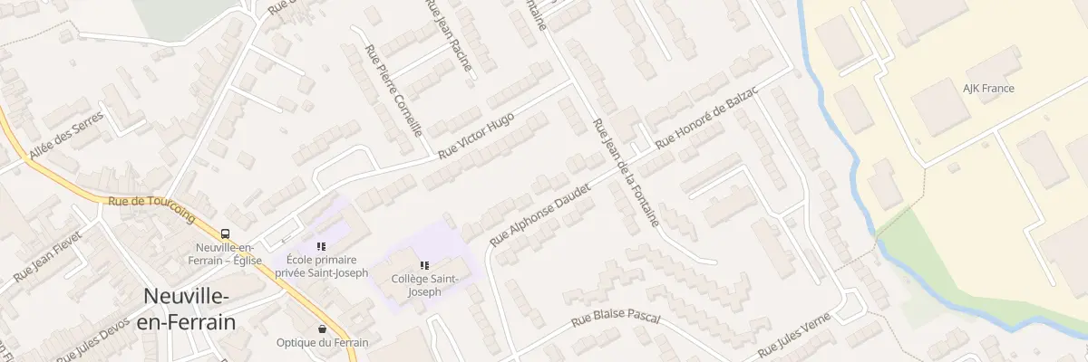 Plan du 35 Rue Alphonse Daudet à Neuville-en-Ferrain
