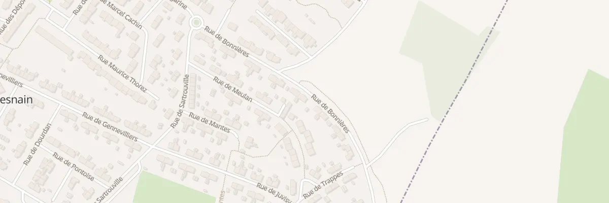 Plan du 20 Rue de Bonnieres à Guesnain
