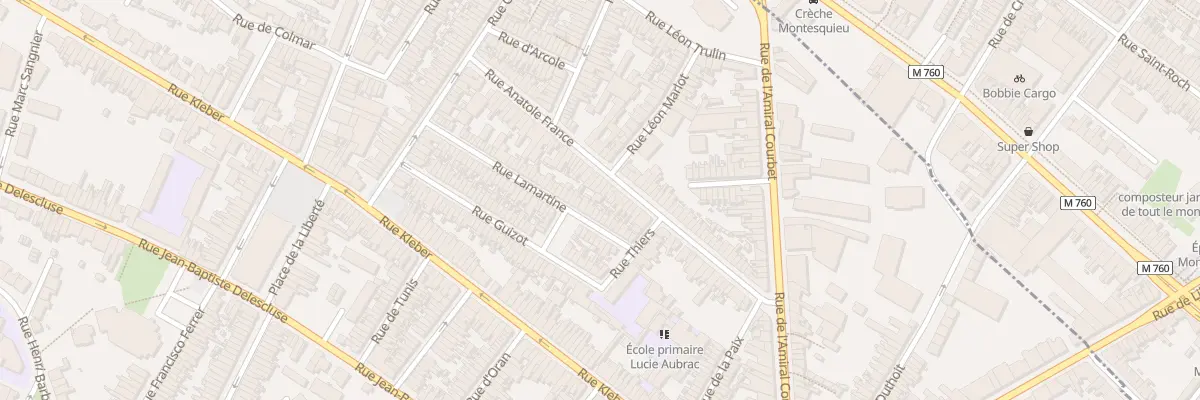 Plan du 18 Rue Lamartine à Croix