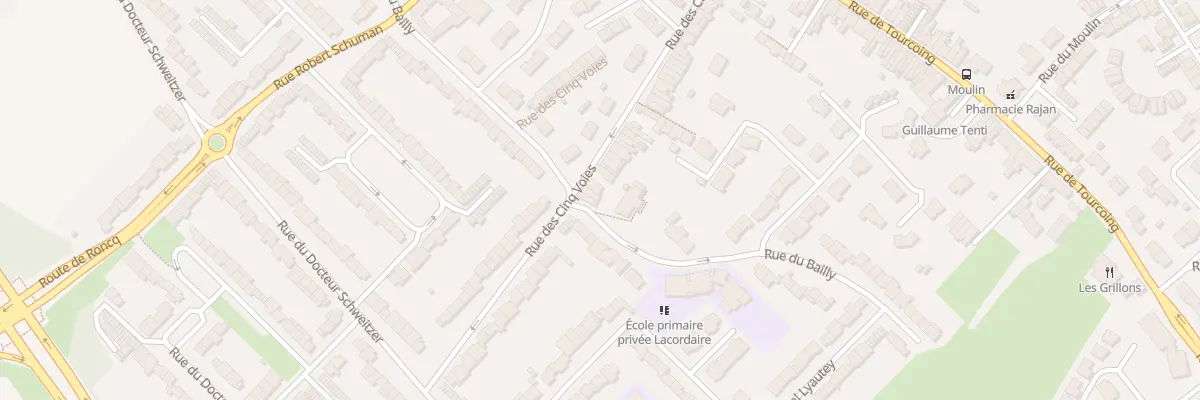 Plan du 71 Rue des Cinq Voies à Neuville-en-Ferrain