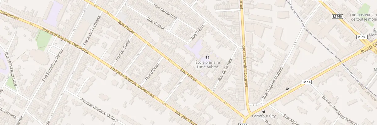 Plan du 64 Rue Kléber à Croix