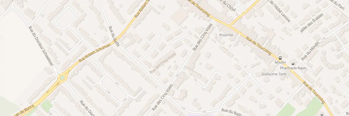 Plan du 20 Rue des Cinq Voies à Neuville-en-Ferrain