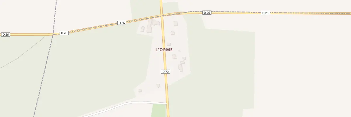 Plan du 4 Hameau de l’Orme à Villebougis