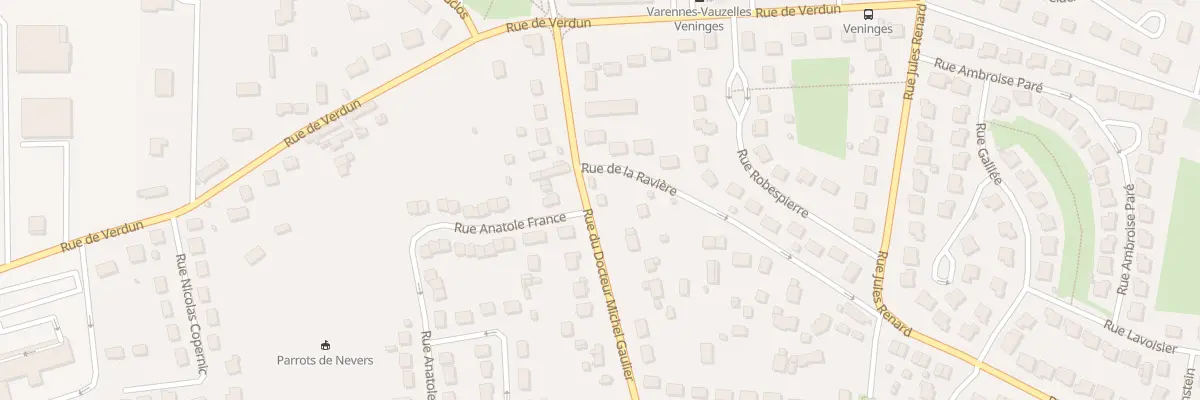 Plan du 124 Rue du Doc Michel Gaulier à Varennes-Vauzelles
