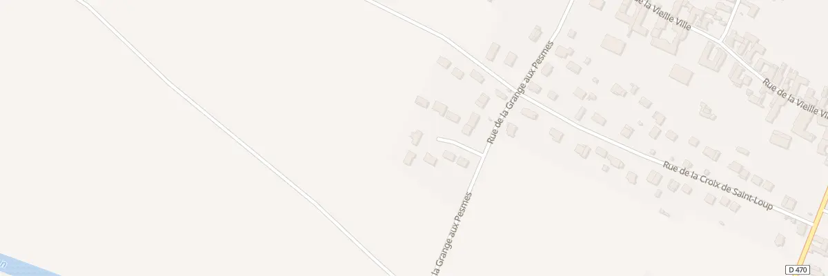 Plan du 20 Rue de la Grange aux Pesmes à Courlon-sur-Yonne