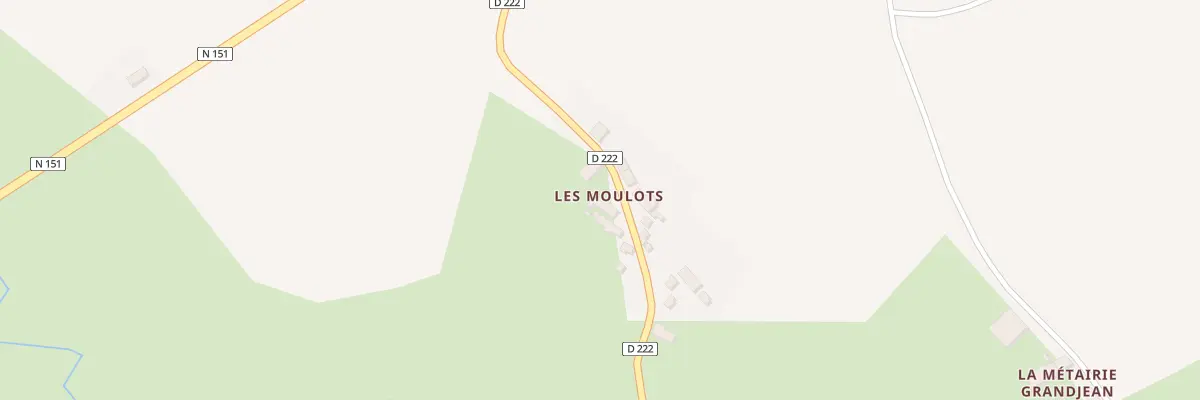 Plan du 150 Les Moutots à Chasnay