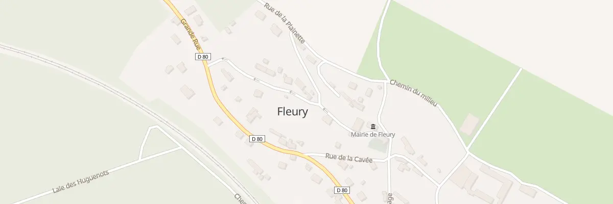 Plan du 1 Rue de la Carpière à Fleury