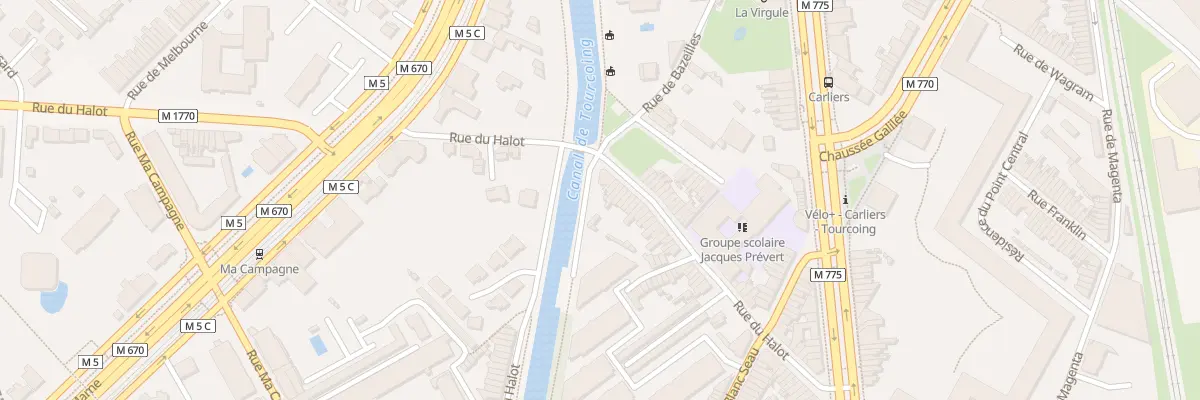 Plan du 81 Rue du Halot à Tourcoing