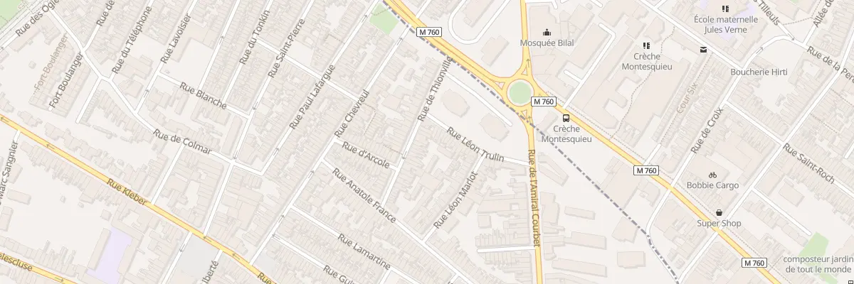 Plan du 28 Rue de Thionville à Croix