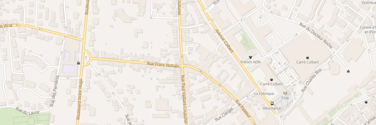 Plan du 24 Rue Pasteur à Nevers