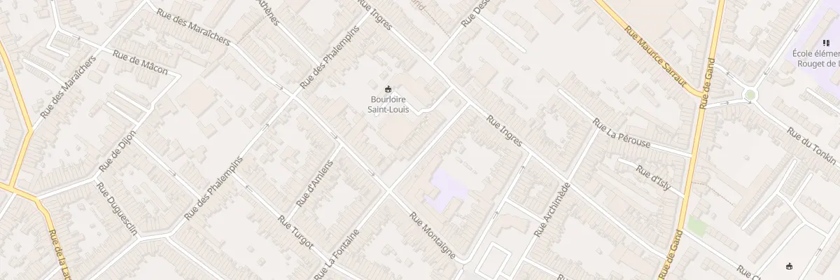 Plan du 77 Rue la Fontaine à Tourcoing