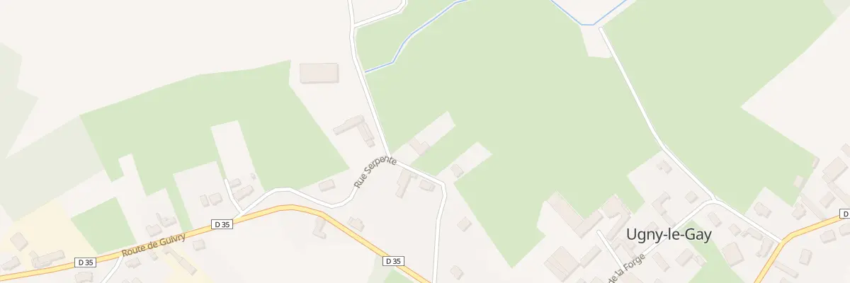 Plan du 12 Rue Serpente à Ugny-le-Gay