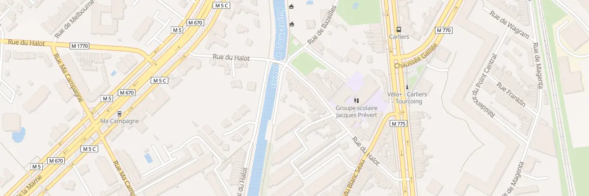 Plan du 71 Rue du Halot à Tourcoing