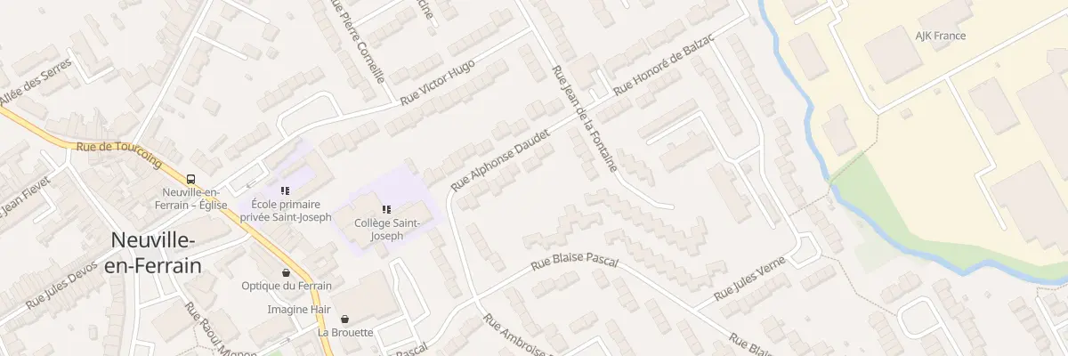 Plan du 30 Rue Alphonse Daudet à Neuville-en-Ferrain