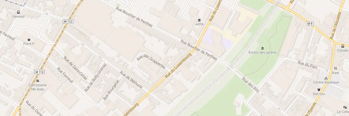 Plan du 70 Rue du Luxembourg à Roubaix