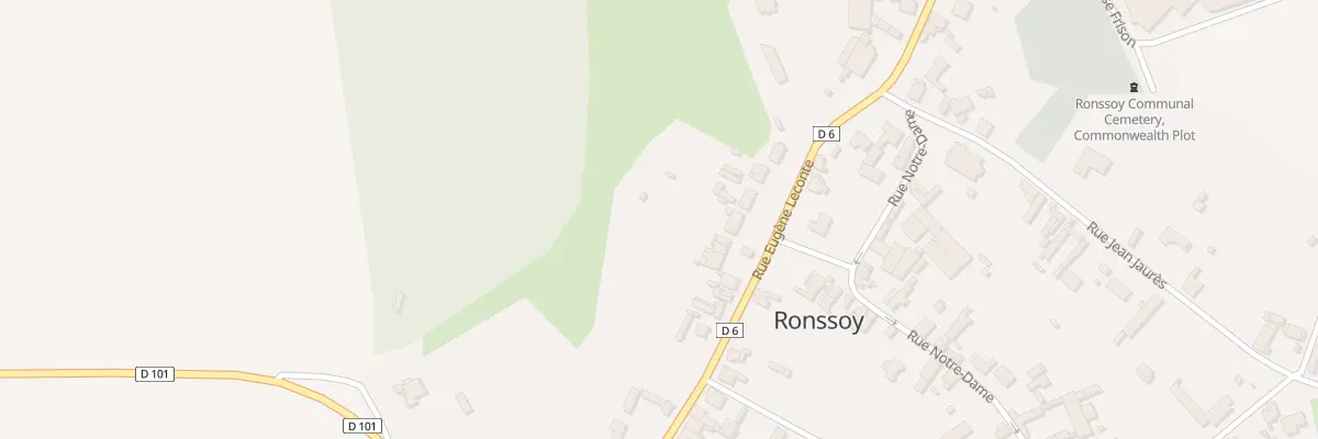 Plan du 12 Rue Eugéne Leconte à Ronssoy