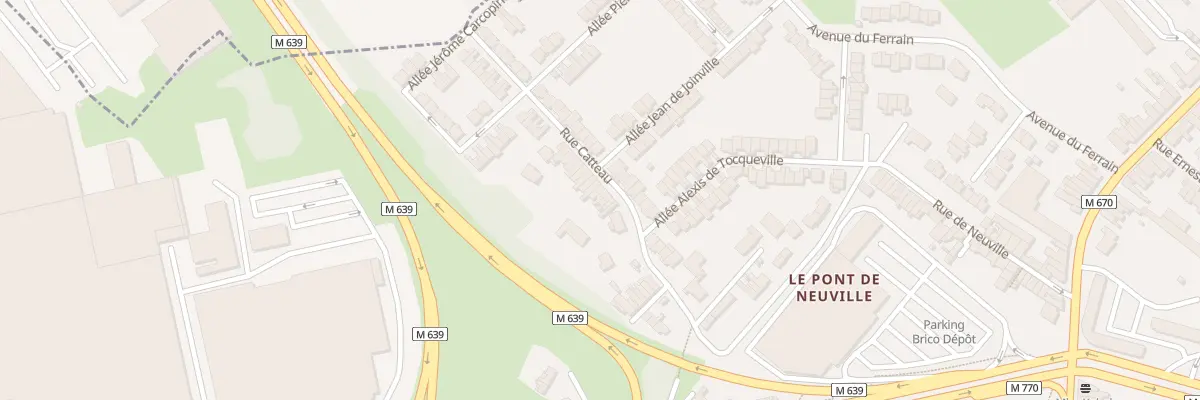 Plan du 21 Rue Catteau à Tourcoing