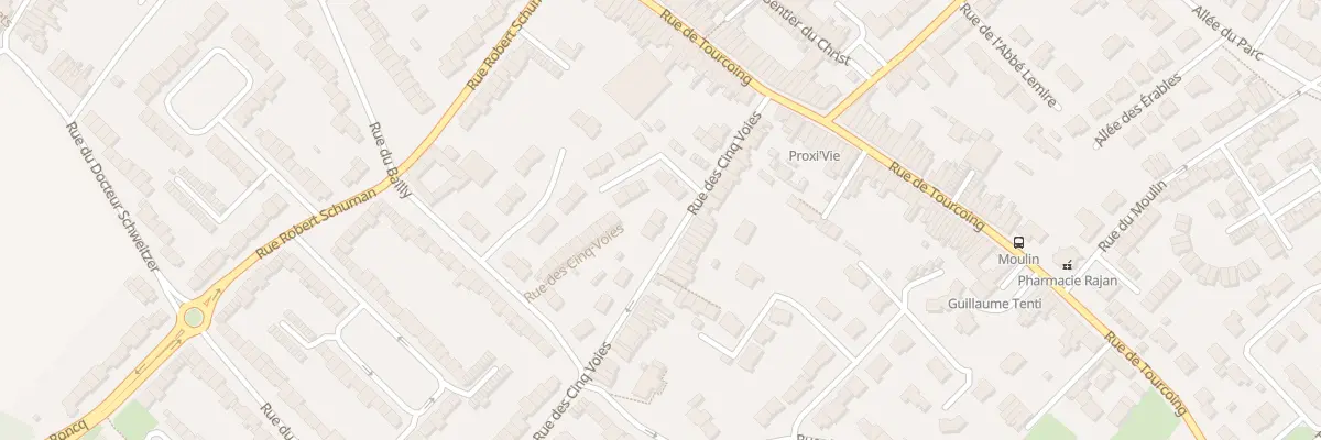 Plan du 14 Rue des Cinq Voies à Neuville-en-Ferrain