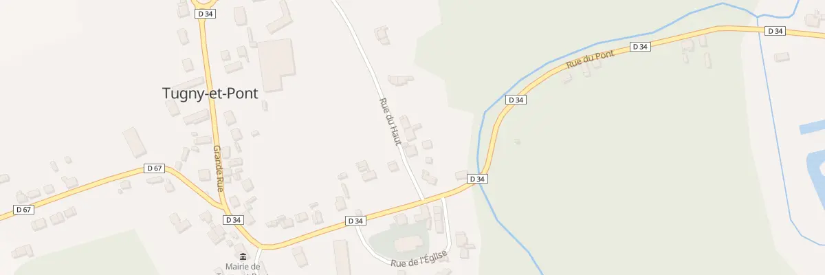 Plan du 4 Rue du Haut à Tugny-et-Pont