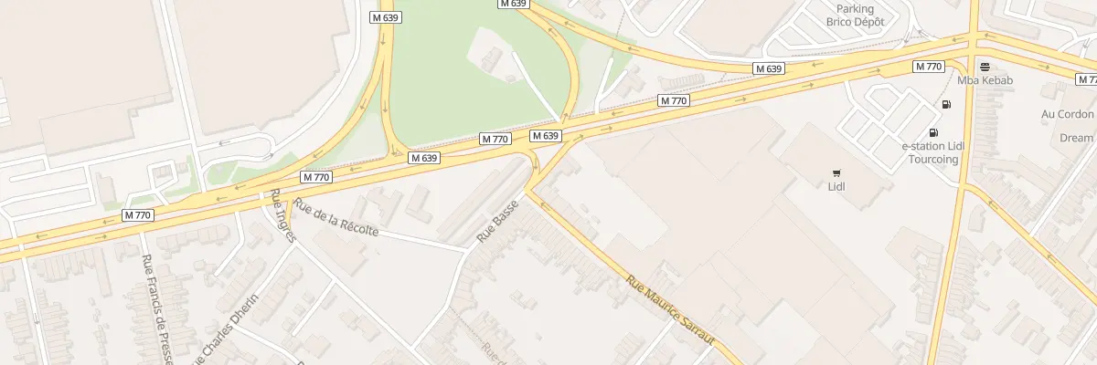 Plan du 128 Rue Maurice Sarraut à Tourcoing