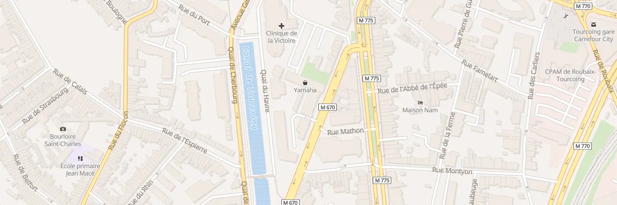 Plan du 26 Rue Charles Wattine à Tourcoing