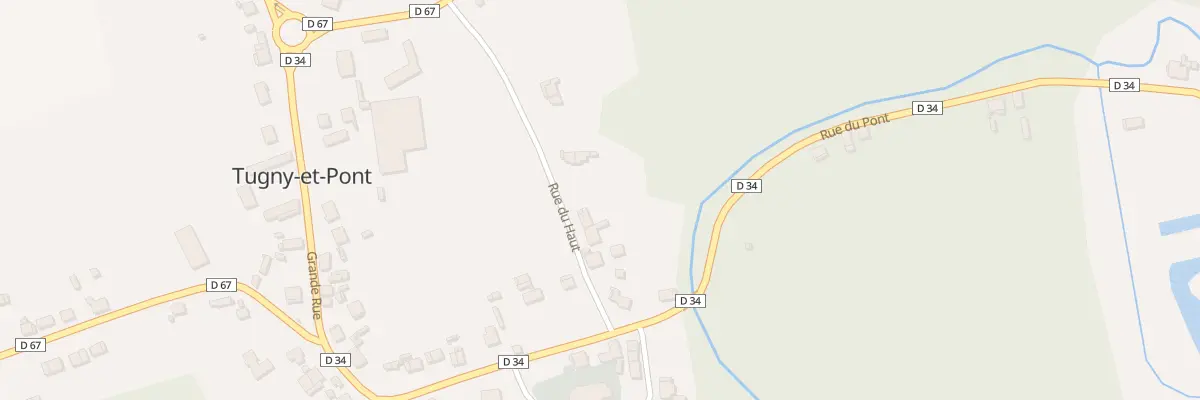 Plan du 6 Rue du Haut à Tugny-et-Pont