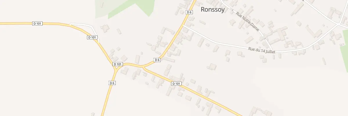 Plan du 25 Rue Eugéne Leconte à Ronssoy