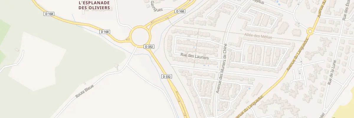 Plan du 51 Rue des Lauriers (Plage) à Narbonne