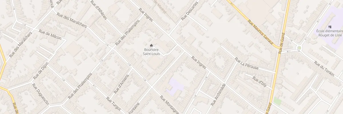 Plan du 91 Rue la Fontaine à Tourcoing