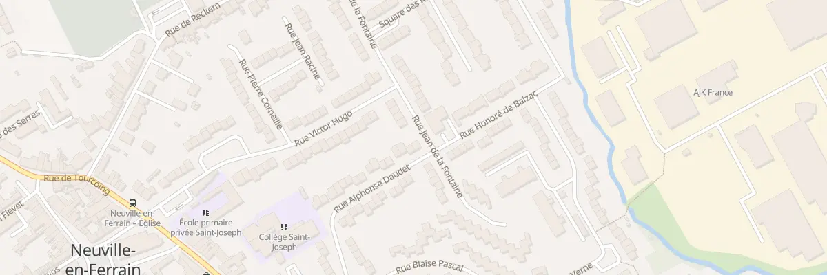 Plan du 47 Rue Alphonse Daudet à Neuville-en-Ferrain