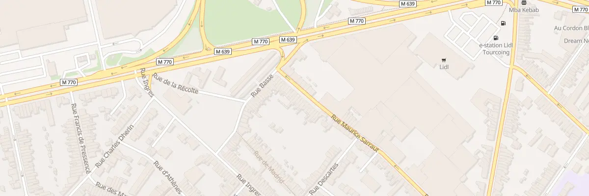 Plan du 117 Rue Maurice Sarraut à Tourcoing
