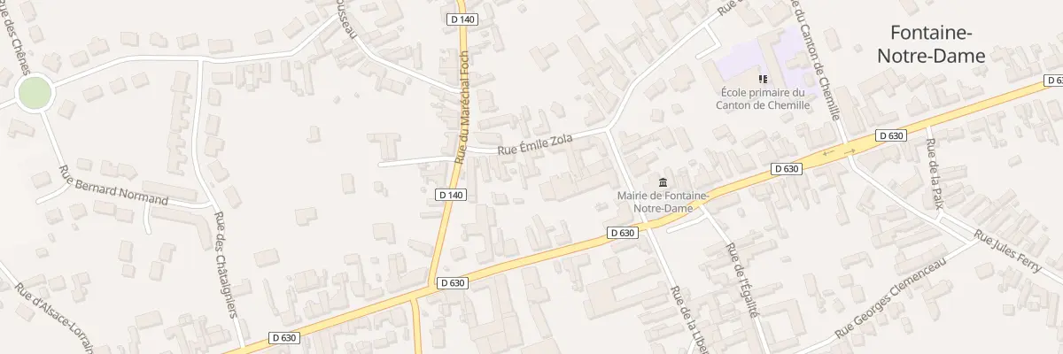 Plan du 4 Rue Emile Zola à Fontaine-Notre-Dame