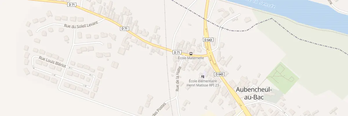 Plan du 3B Rue de la Halte à Aubencheul-au-Bac