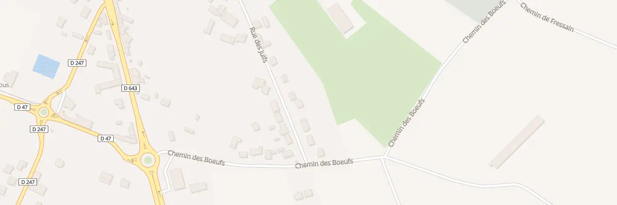 Plan du 13 Rue des Juifs à Bugnicourt