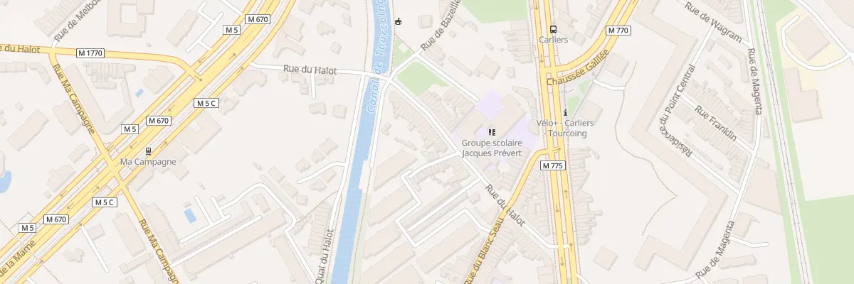 Plan du 57 Rue du Halot à Tourcoing