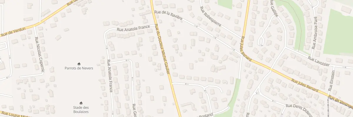 Plan du 112 Rue du Doc Michel Gaulier à Varennes-Vauzelles