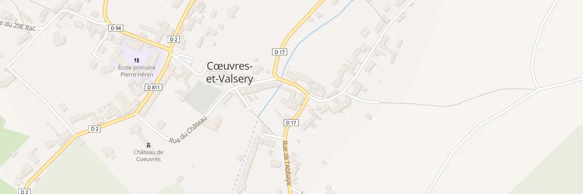 Plan du 1 Pl Paul Hocquet à Cœuvres-et-Valsery