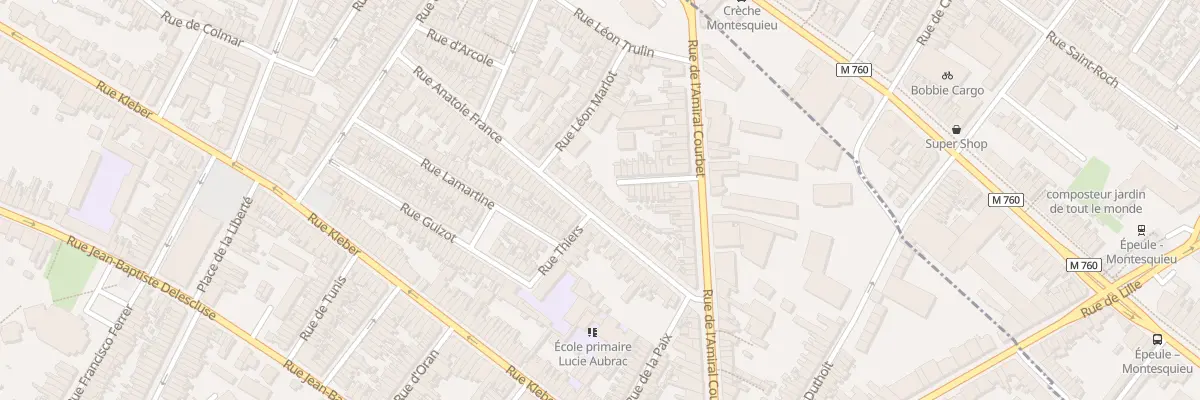 Plan du 40 Rue Anatole France à Croix