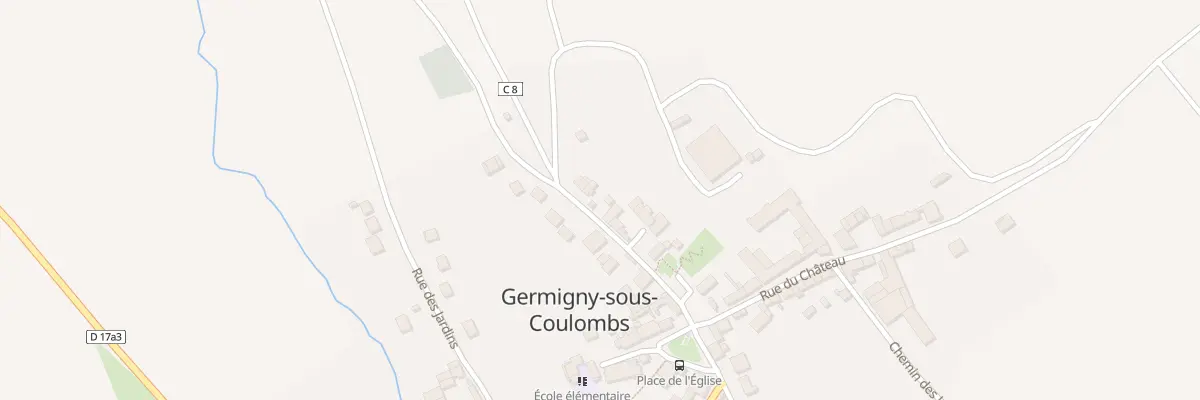 Plan du 8 Rue de la Foulerie à Germigny-sous-Coulombs