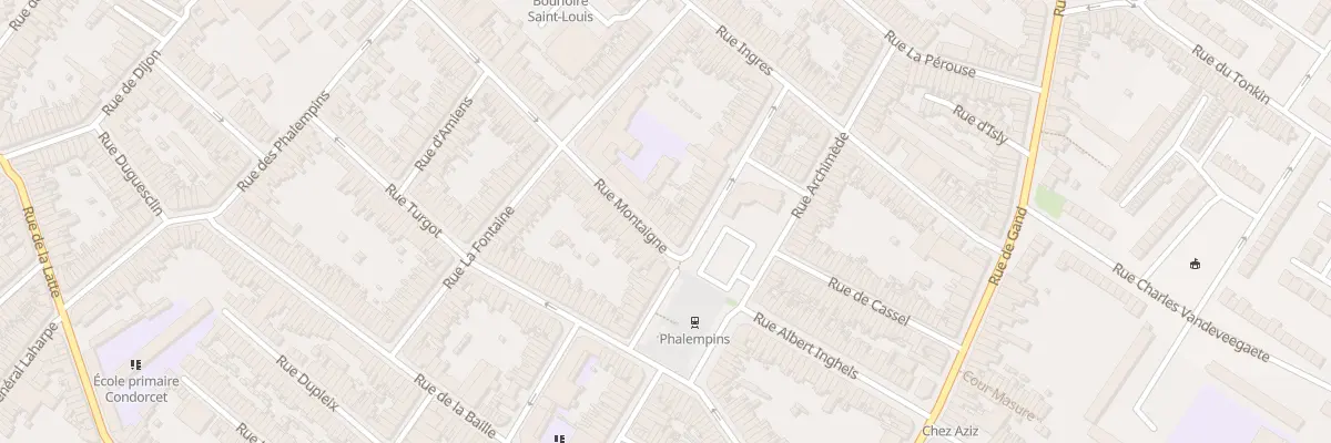 Plan du 8 Rue Montaigne à Tourcoing