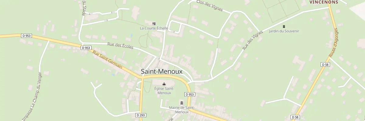 Plan du 12 Rue des Écoles à Saint-Menoux