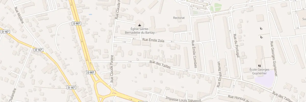 Plan du 42B Rue des Tailles à Nevers