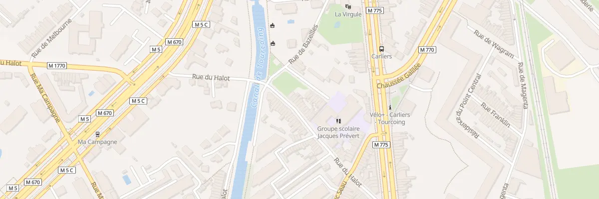 Plan du 46 Rue du Halot à Tourcoing
