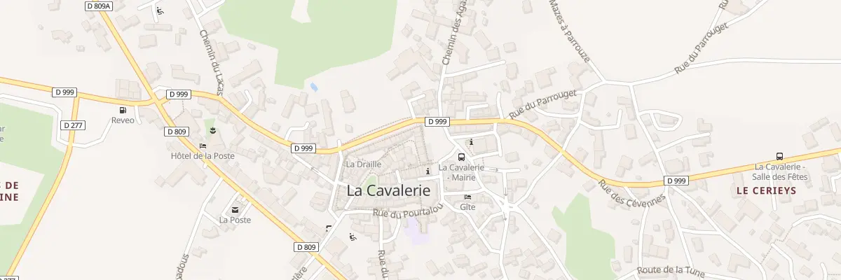 Plan du 8 Rue des Hospitaliers à La Cavalerie