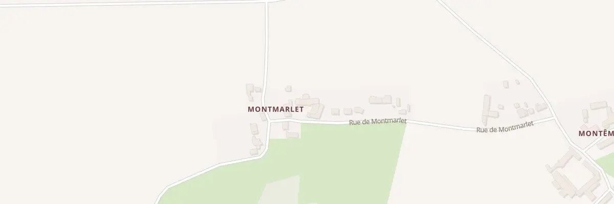 Plan du 26 Rue de Montmarlet à Dammard