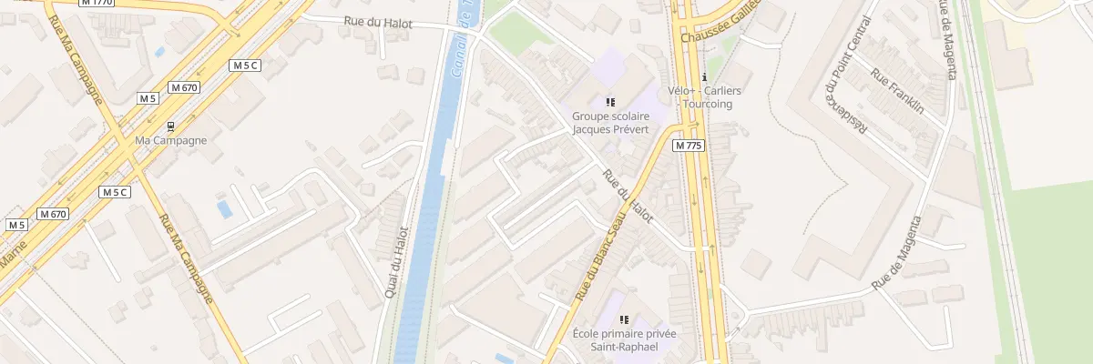Plan du 37 Rue du Halot à Tourcoing