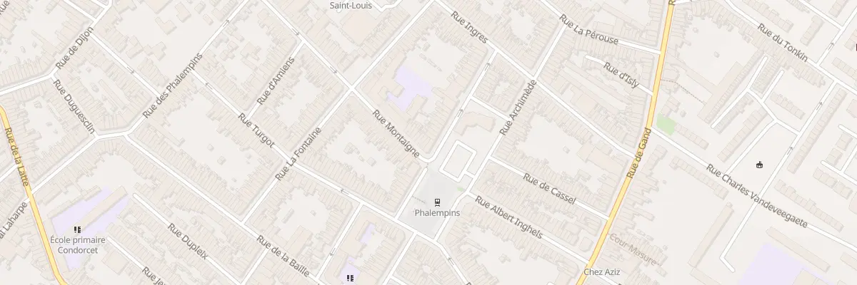 Plan du 2 Rue Montaigne à Tourcoing