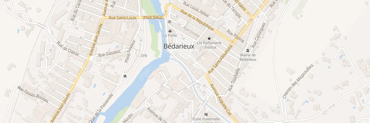 Plan du 14 Quai Winston Churchill à Bédarieux